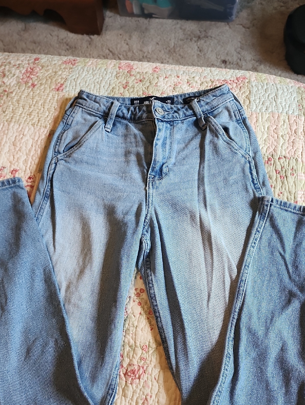 Hollister light blue denim jeans